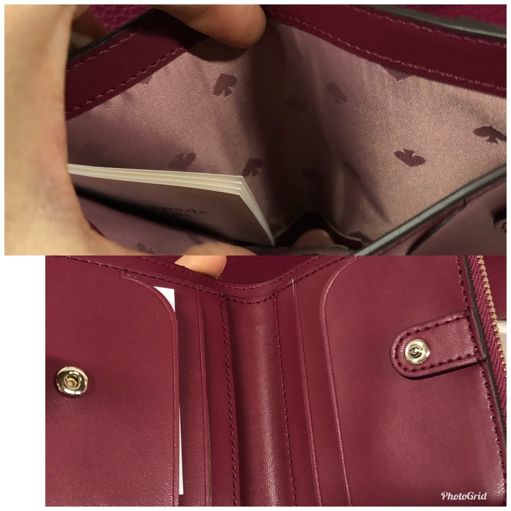 KATE SPADE Med Triple Compt Jackson Satchel+Bifold - Picture 8 of 8